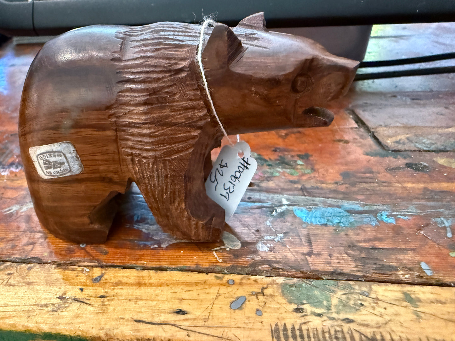 Hand Carved Ironwood Bear