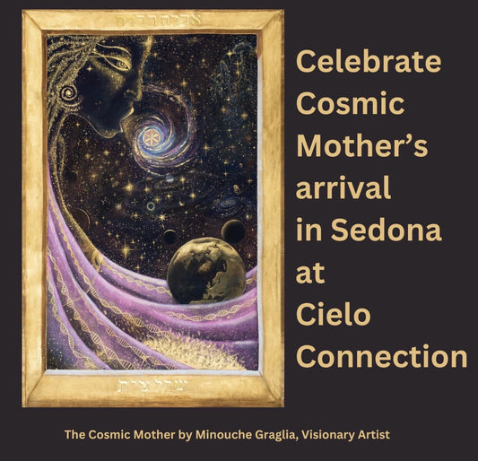 Cosmic Mother Fine Art Mounted Print (no frame - with shipping)