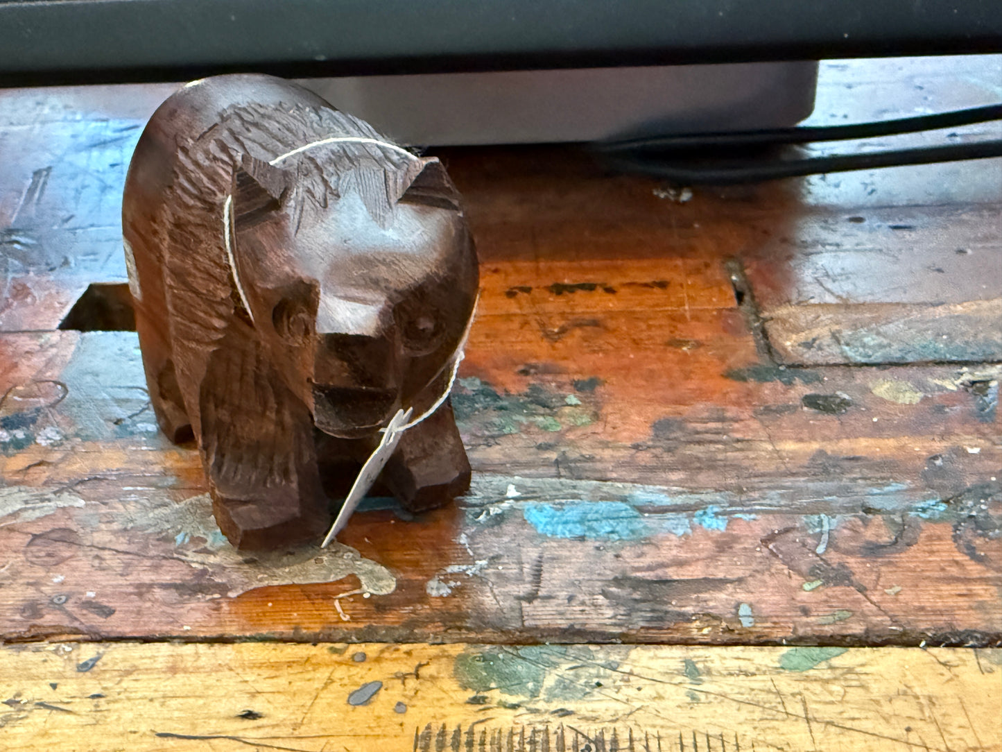 Hand Carved Ironwood Bear